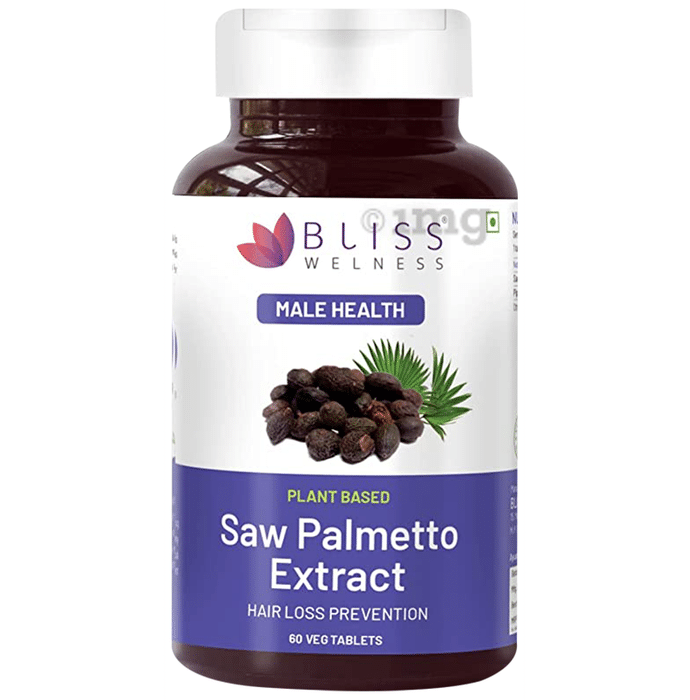Bliss Welness Male Health Saw Palmetto Extract Veg Tablet