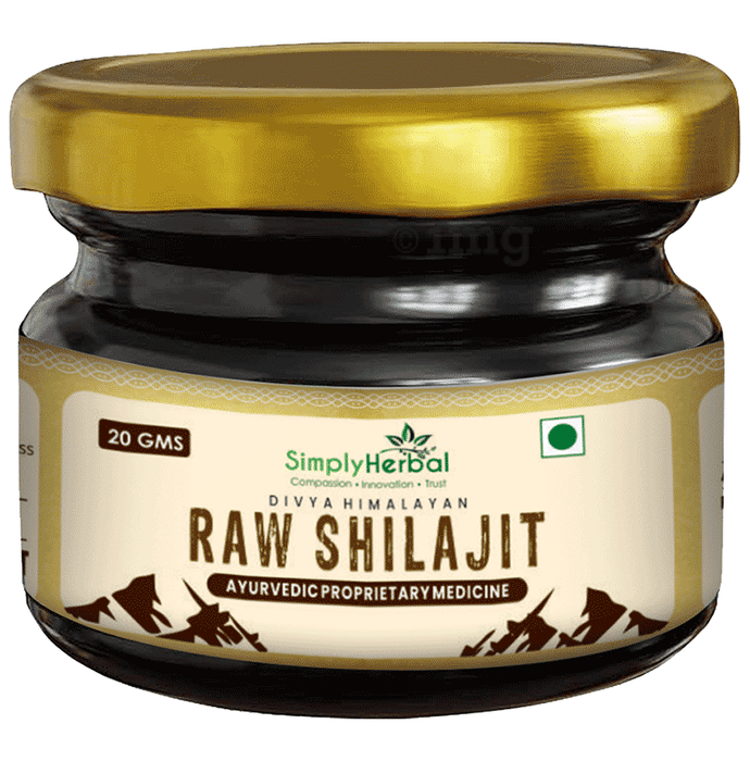 Simply Herbal Divya Shilajit Raw Shilajit Resin