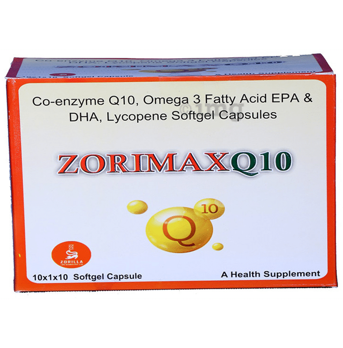 Zorimax Q10 Softgel Capsule (10 Each)