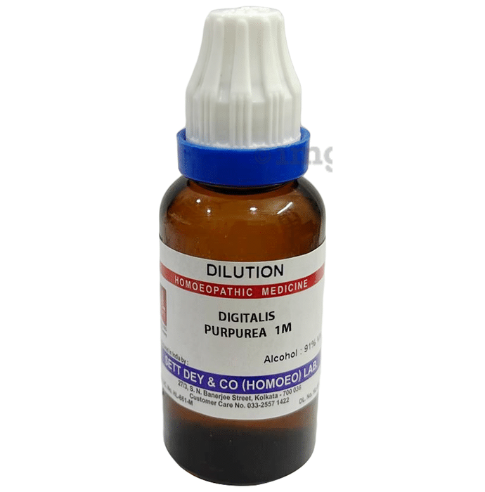 Sett Dey Digitalis Purpurea Dilution 1M