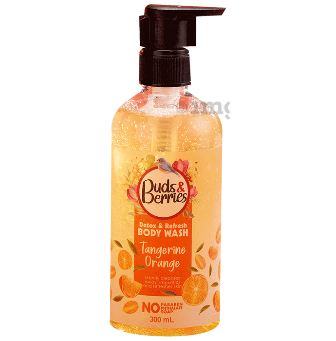 Buds & Berries Detox & Refresh Body Wash Tangerine Orange