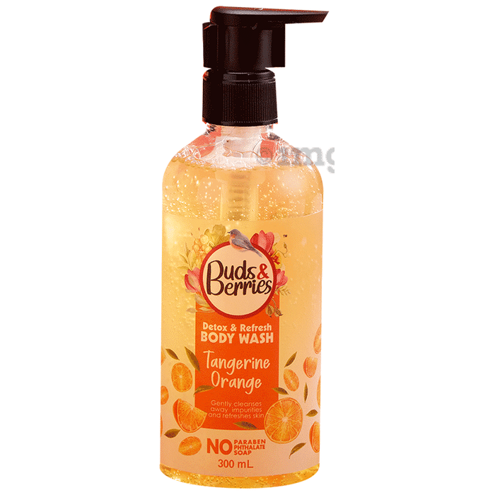 Buds & Berries Detox & Refresh Body Wash Tangerine Orange