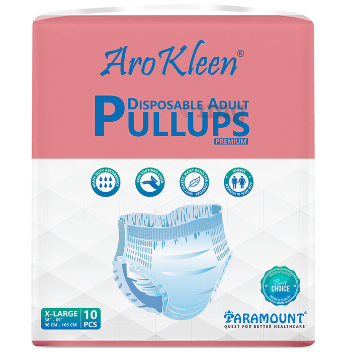 Arokleen Disposable Adult Pullups Diaper (10 Each) XL