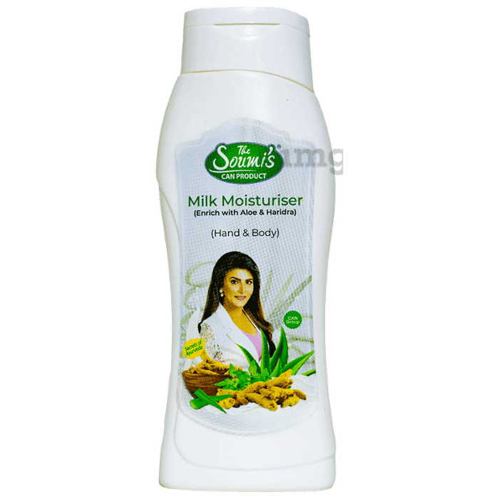The Soumi's Can Product Milk Moisturiser with Aloe & Haridra for Hand