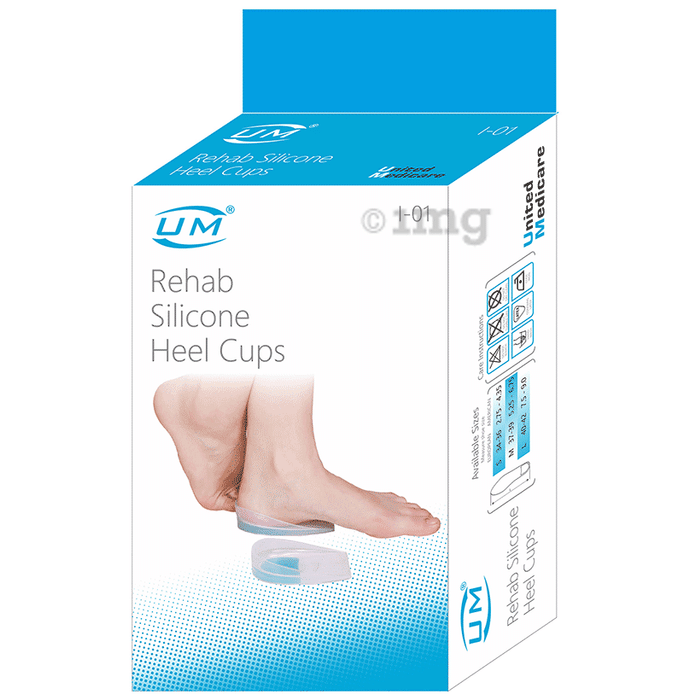 United Medicare Rehab Silicone Heel Cups Small Buy box of 1.0 Unit at best price in India 1mg