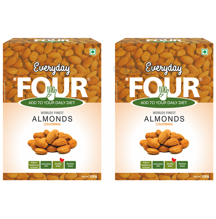 Everyday Four Californian Almonds (200gm Each)