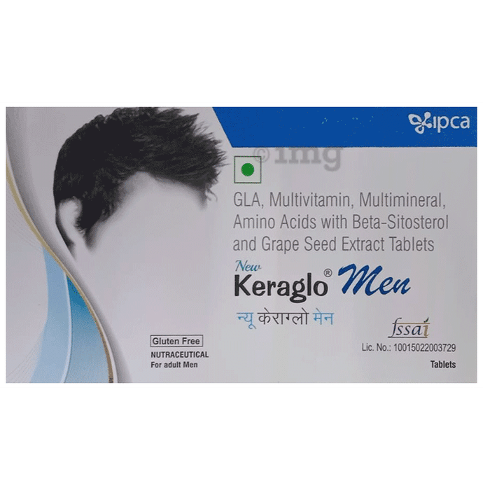Keraglo Men Tablet with Multivitamin, Multimineral & Natural Extracts