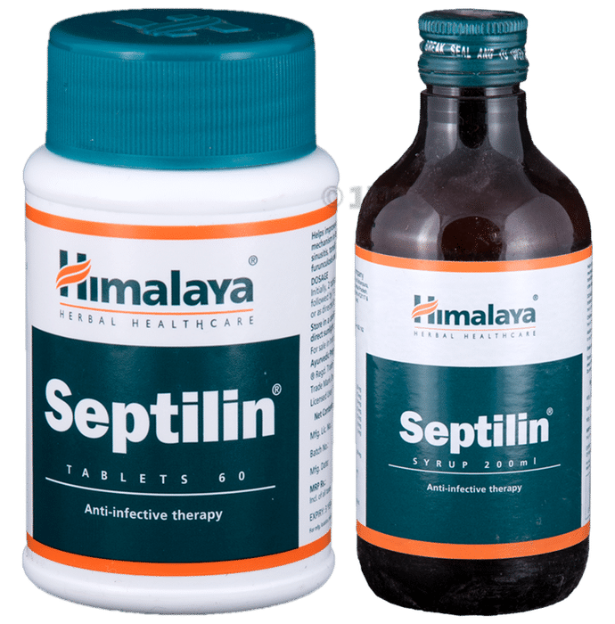 Himlaya Combo Pack of Septilin Tablet (60) & Syrup (200ml)