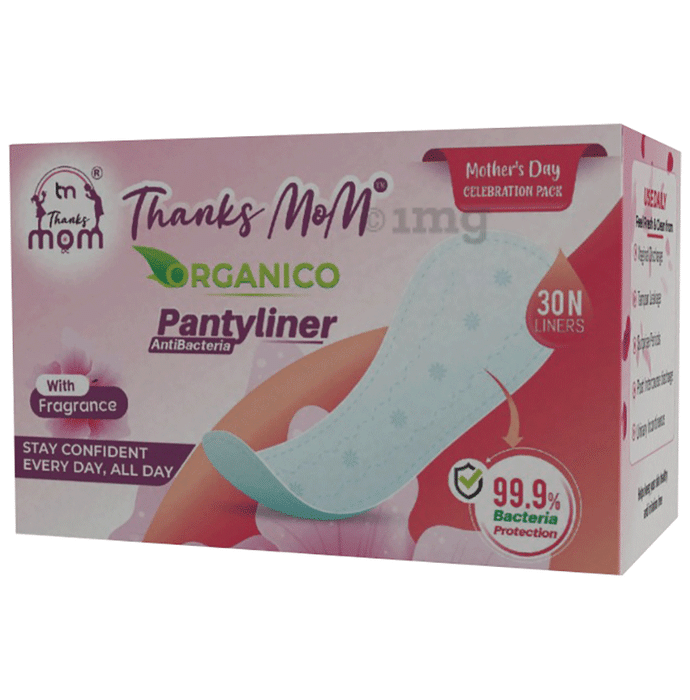 Thanks mom Organico Panty Liner with Fragrance (30 Each)