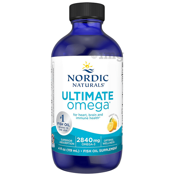 Nordic Naturals Ultimate Omega 2840mg Syrup Great Lemon