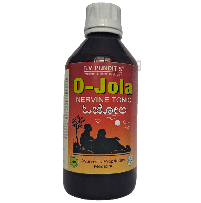B. V. Pundit's O-Jola Nervine Tonic Syrup