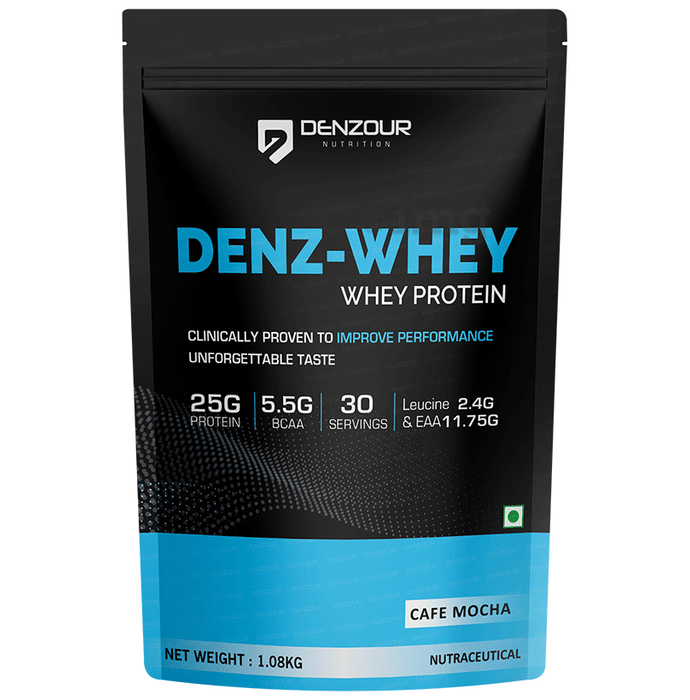 Denzour Nutrition Denz-Whey Protein 5.5G BCAA Cafe Mocha