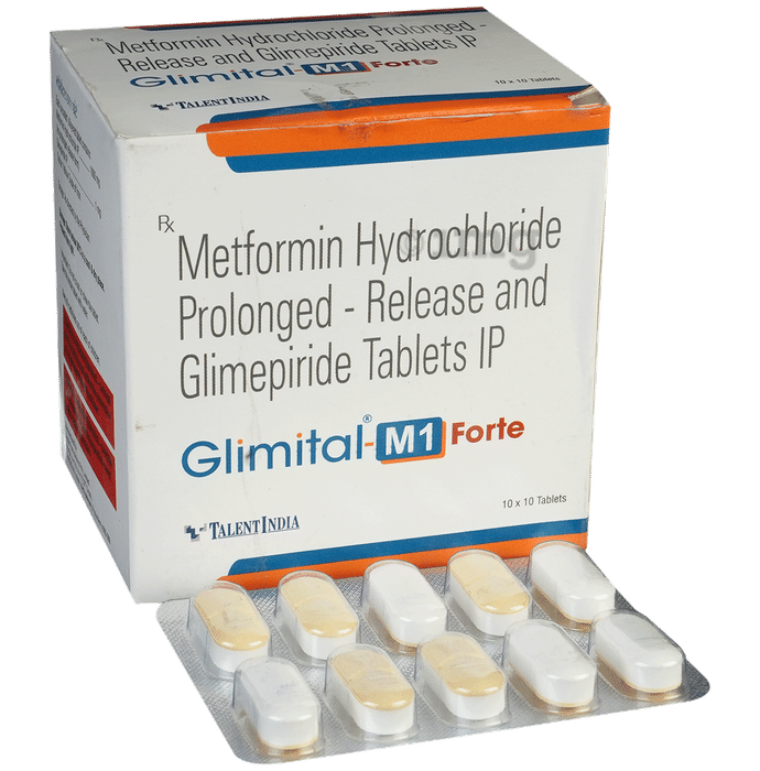 Glimital-M1 Forte Tablet PR