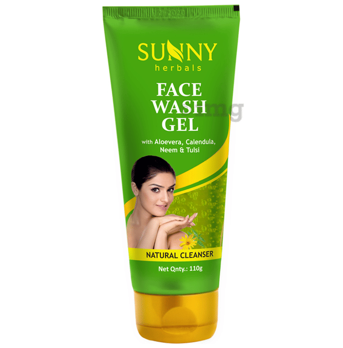Sunny Herbals Face Wash Gel Natural Cleanser Buy tube of 110.0 gm Face