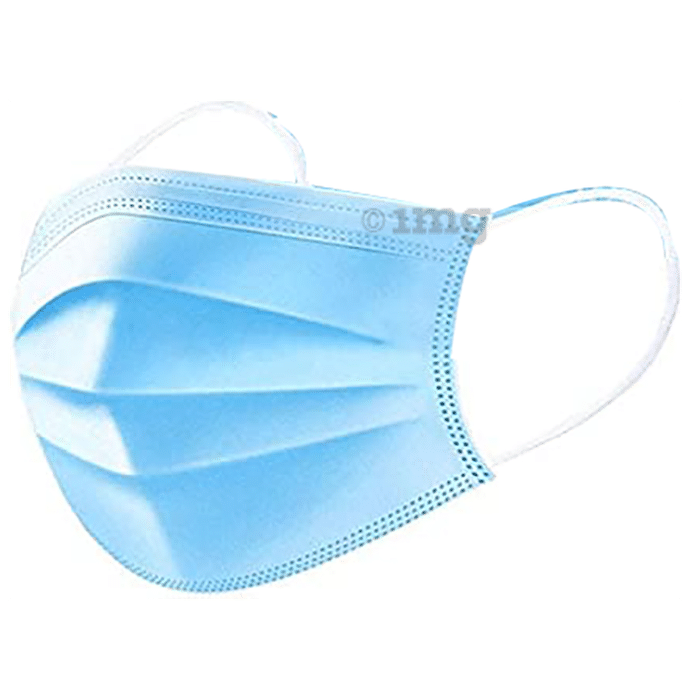 Newnik Disposable 3 Ply Face Mask Blue