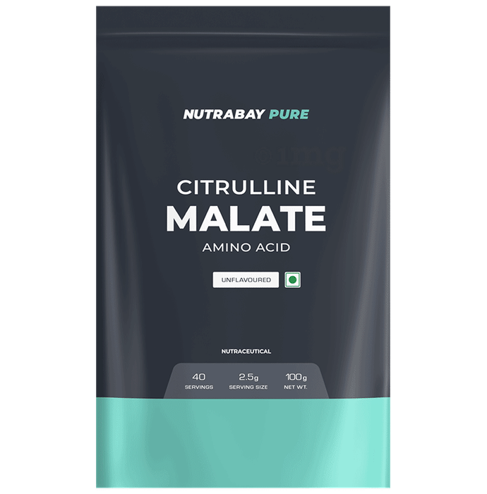 Nutrabay Citrulline Malate Amino Acid Powder Unflavoured