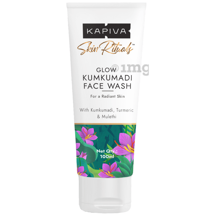 Kapiva Reduce Pigmentation & Dark Spots Skin Rituals Glow Kumkumadi Face Wash