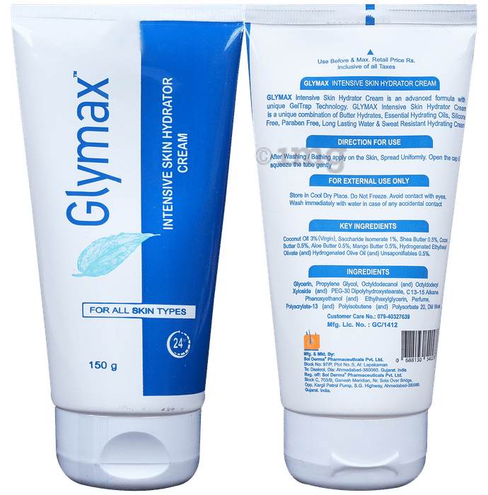 Glymax Intensive Skin Hydrator Cream | For All Skin Types