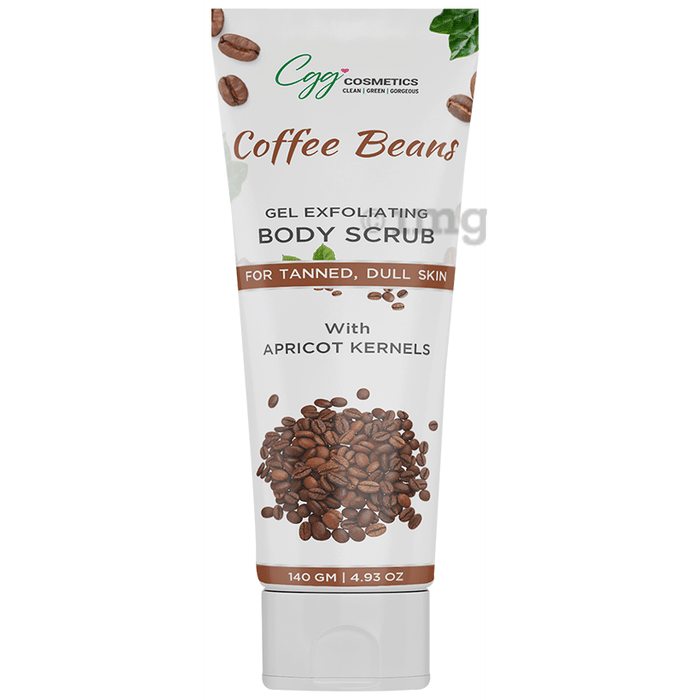 CGG Cosmetics Coffee Beans Gel Exfoliating Body Scrub(140gm Each)