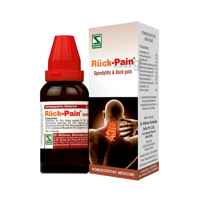 Dr Willmar Schwabe India Ruck-Pain: Buy bottle of 30 ml Liquid at best ...