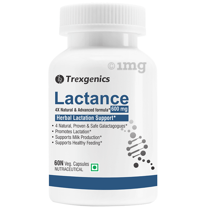 Trexgenics Lactance 600mg Lactation Support Veg Capsule