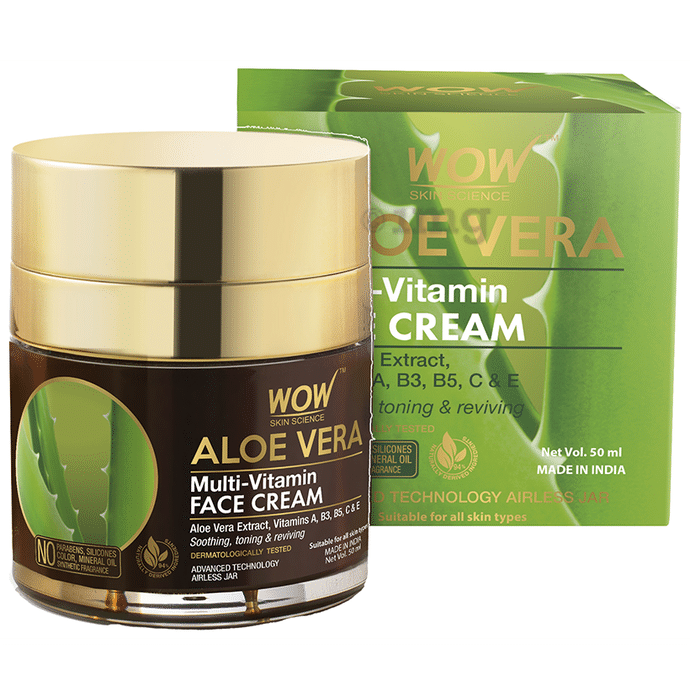 WOW Skin Science Aloe Vera Multi-Vitamin Face Cream