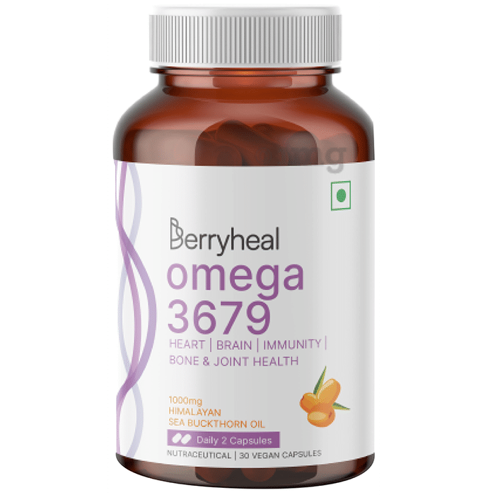 Berryheal Sea Buckthorn Whole Berry Oil Vegan Capsule (30 Each)