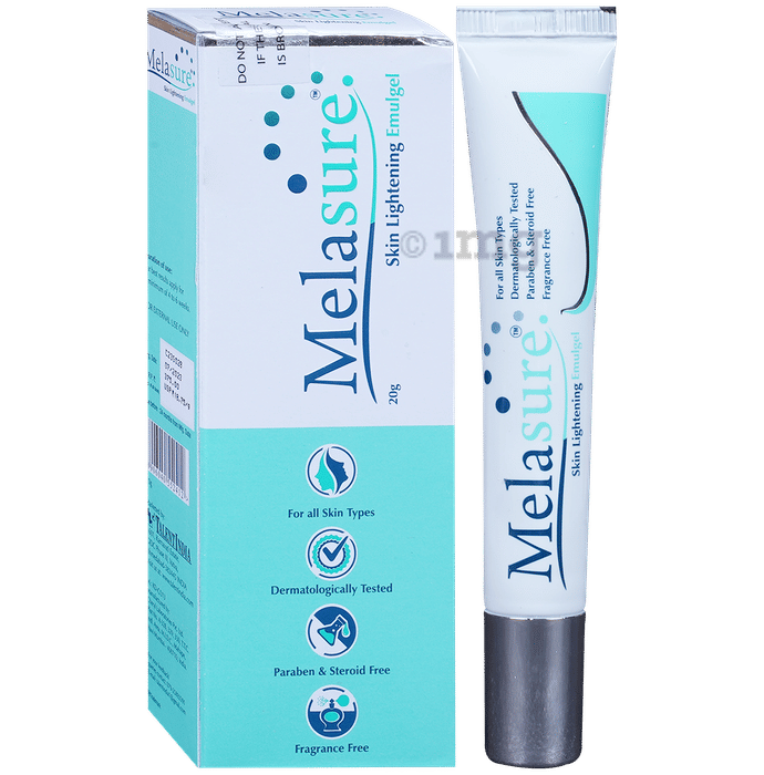 Melasure Skin Lightening Emulgel | For All Skin Types | Paraben ...