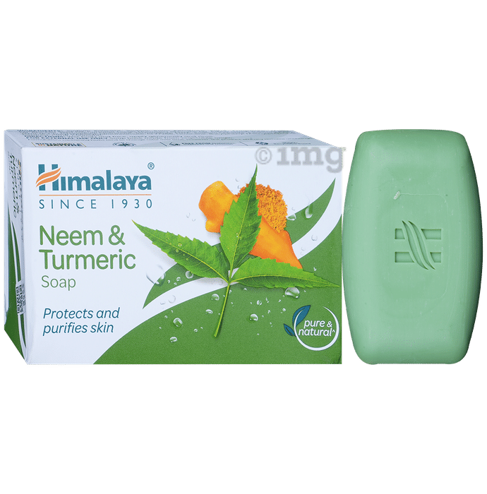 Himalaya Neem & Turmeric Soap | Pure & Natural | Protects & Purifies Skin