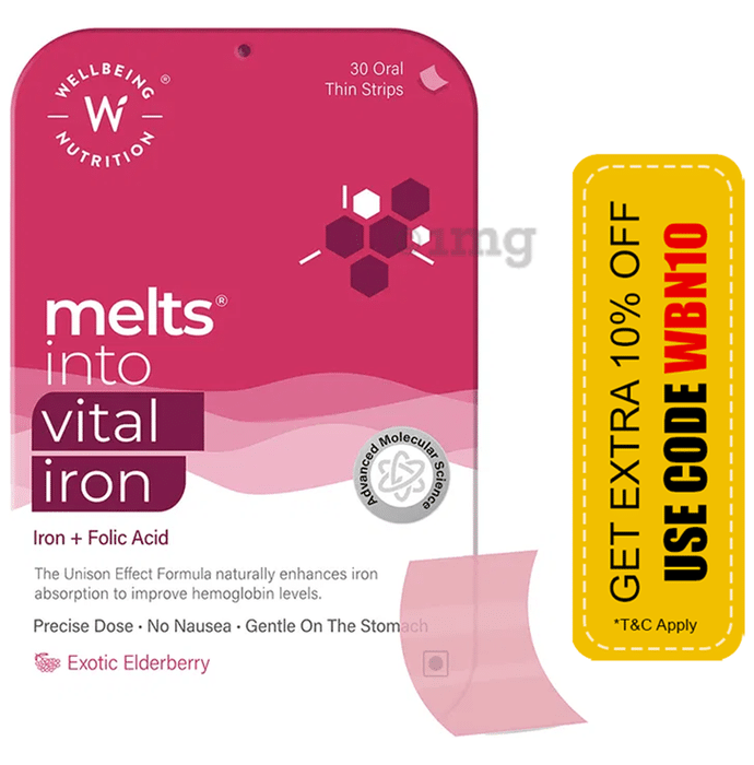Wellbeing Nutrition Melts into Vital Iron