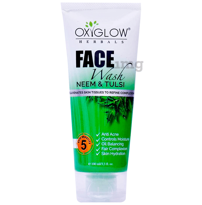 Oxyglow Herbals Face Wash Neem and Tulsi