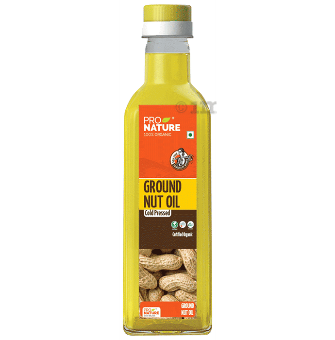 Pro Nature Organic Cold Pressed Ground Nut Oil Buy bottle of 500.0 ml