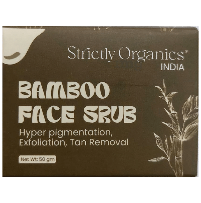 Strictly Organics India Bamboo Face  Scrub
