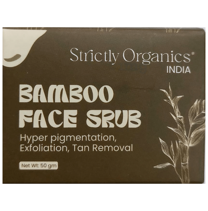 Strictly Organics India Bamboo Face Scrub