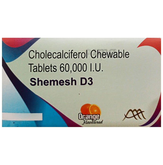 Shemesh D3 Chewable Tablet Orange