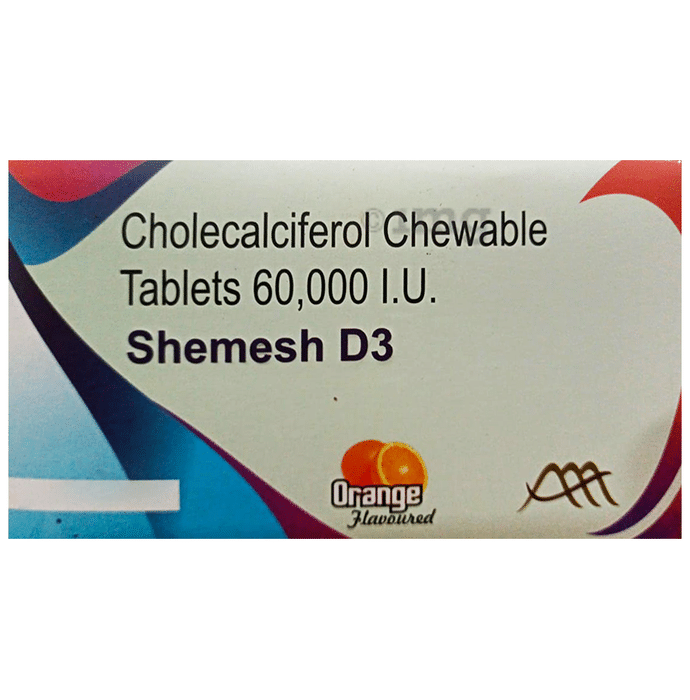 Shemesh D3 Chewable Tablet Orange