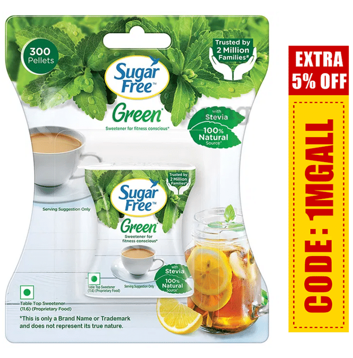 Sugar Free Green Stevia for Calorie Conscious | Pellets