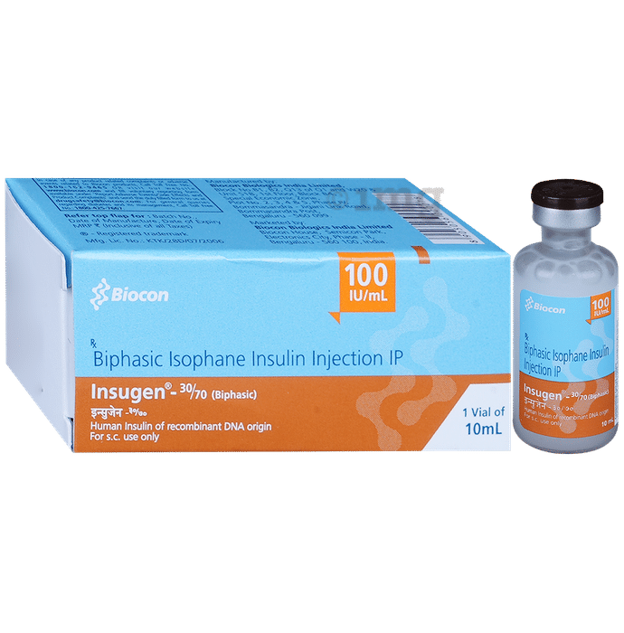 Insugen 30/70 Injection 100IU/ml