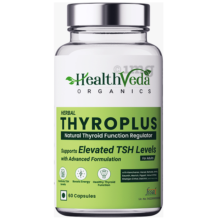 Health Veda Organics Thyroplus Veg Capsule