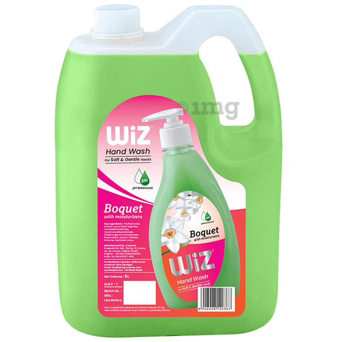 Wiz pH Balanced Hand Wash Refill Pack  (5L Each) Boquet