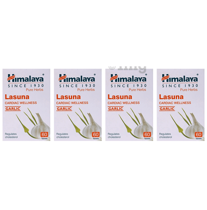 Himalaya Wellness Lasuna Cardiac Wellness Tablet (60 Each)