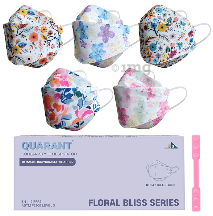Quarant KF94 Floral Bliss Series Korean Style Respirator Mask