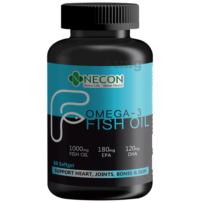 Necon Omega-3 Fish Oil Soft Gelatin Capsule