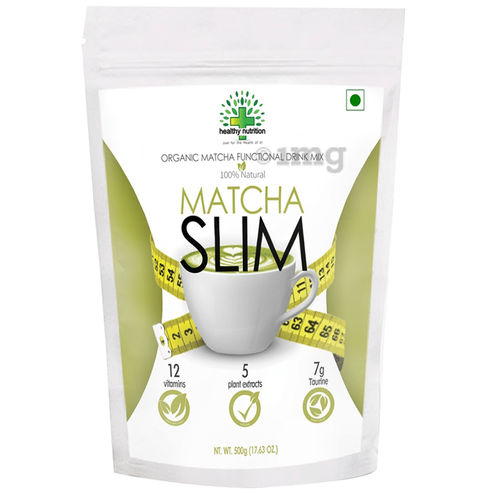 Healthy Nutrition Matcha Slim Tea with Vitamins & Taurine | For Weight Management