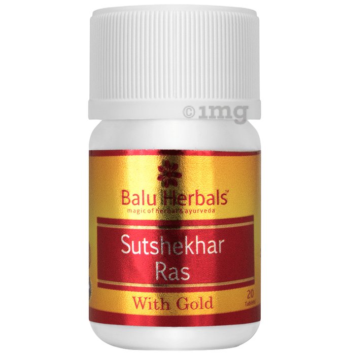 Balu Herbals Sutashekar Ras with Gold Tablet