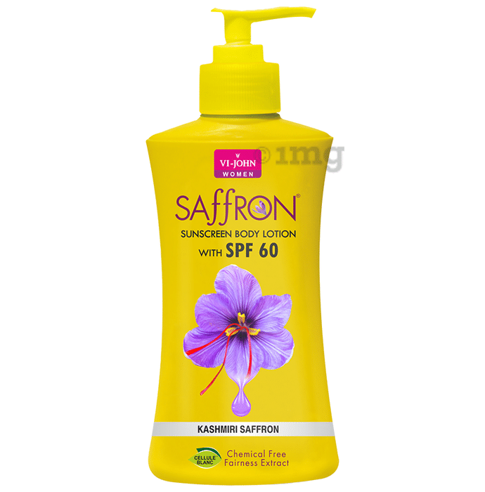 Vi-John Saffron Sunscreen Body Lotion with SPF 60 Kashmiri Saffron