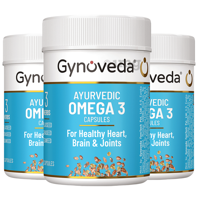 Gynoveda Ayurvedic Omega 3 Capsule (30 Each)
