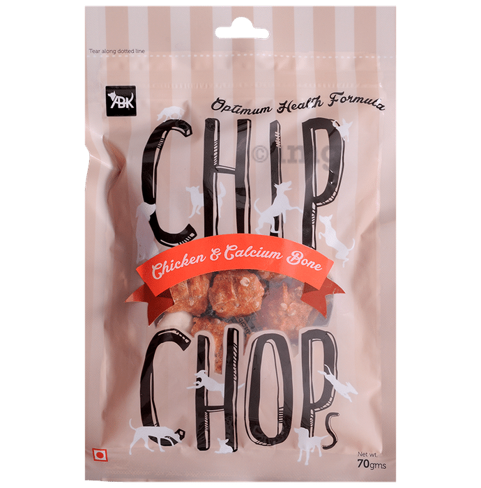 Chip Chops Chicken and Calcium Bone (70gm Each)