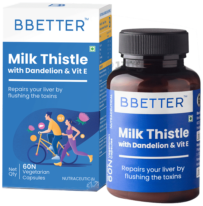 BBetter Milk Thistle with Dandelion & Vitamin E Capsule