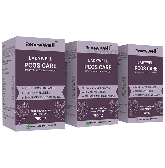 Renewwell Ladywell PCOS Care Capsule(60 Each)